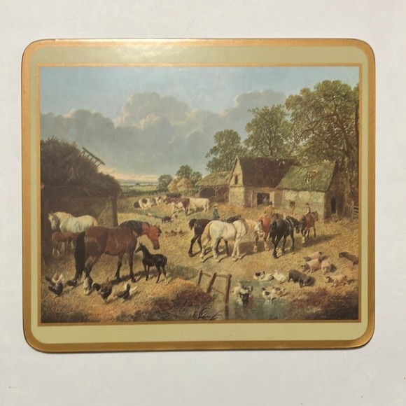 Pimpernel Acrylic Six Traditional Place Mats Around the Farm - Picture 7 of 16